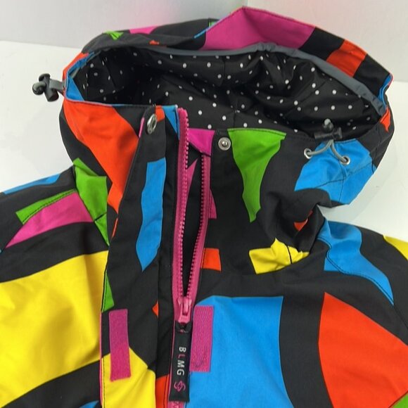 BLMG Blue Magic Multi Colour Vented Winter Snowboard Jacket - Picture 3 of 10